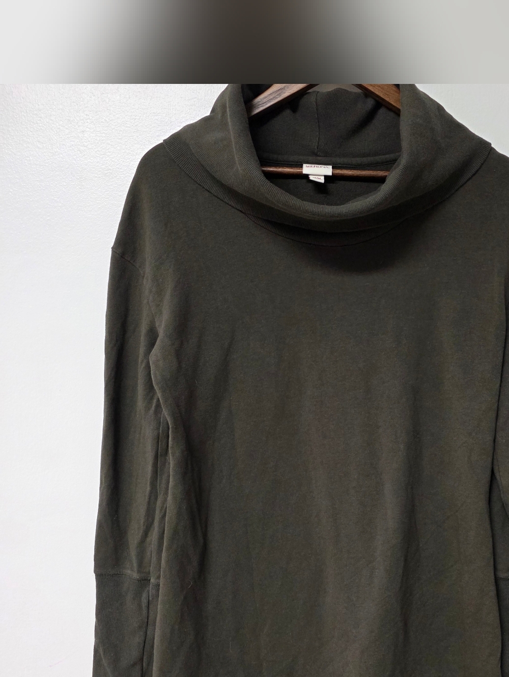 Women Sweater Olive Green Cowl Neck Women's Sweater